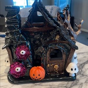 Haunted house luminary three wick candle holder from bath and body works